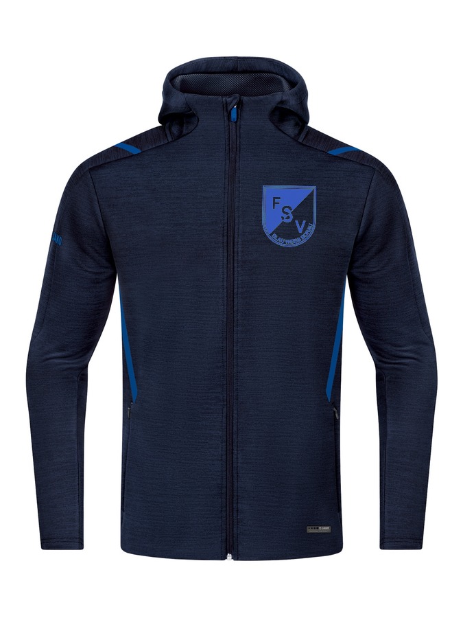 Jako Freizeitjacke Challenge mit Kapuze