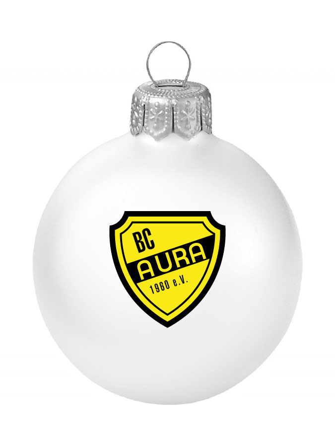 Weihnachtskugel Logo 8cm