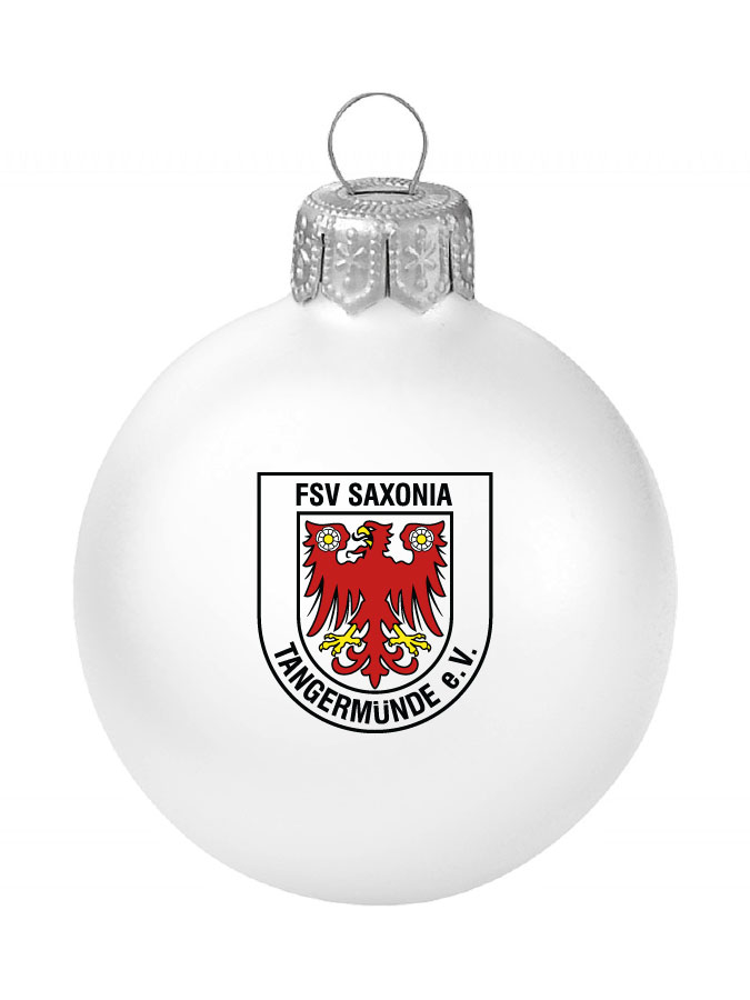 Weihnachtskugel Logo 8cm