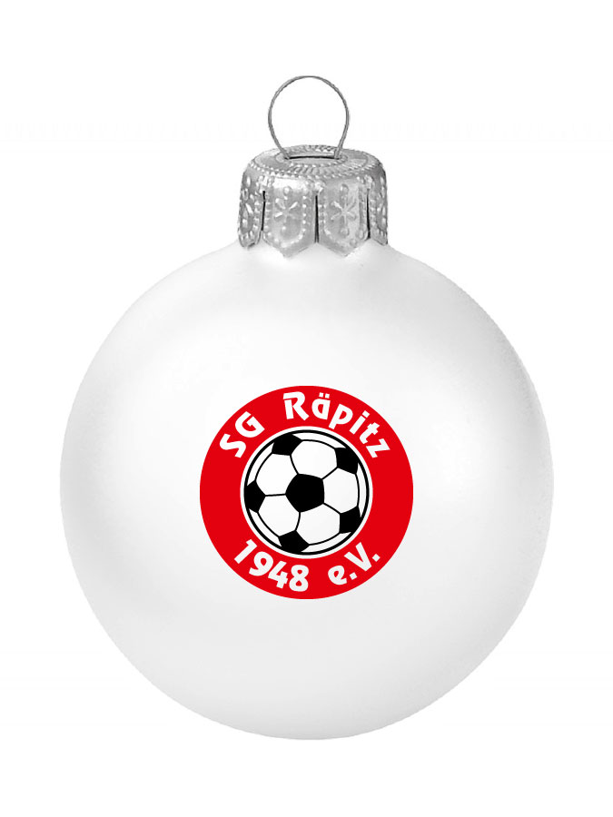 Weihnachtskugel Logo 8cm