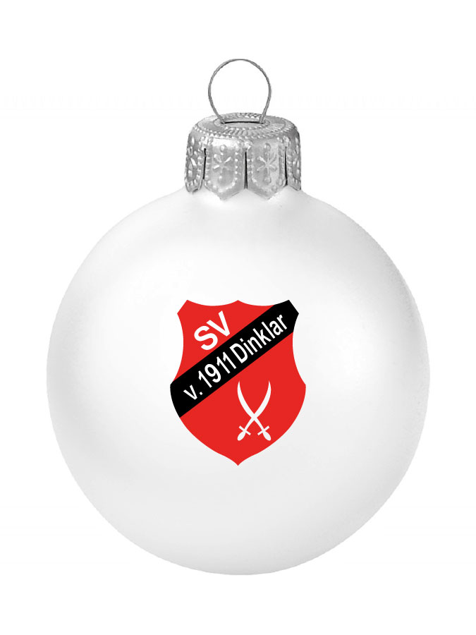 Weihnachtskugel Logo 8cm
