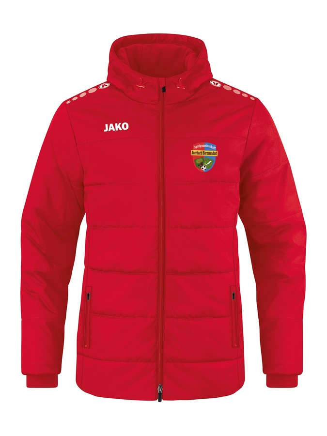 Jako Coachjacke Team mit Kapuze