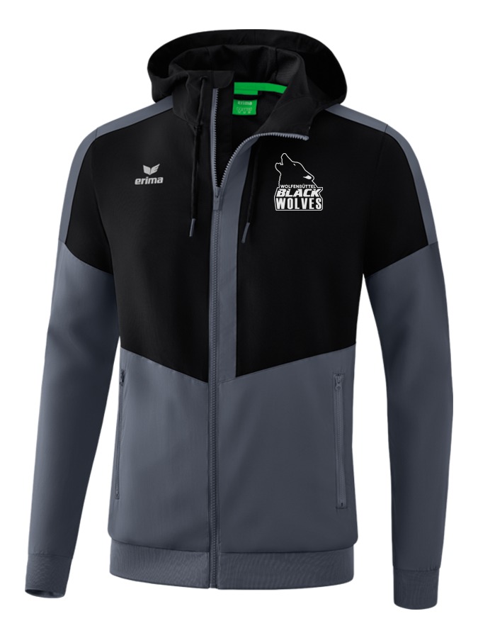 Erima Squad Tracktop Jacke mit Kapuze