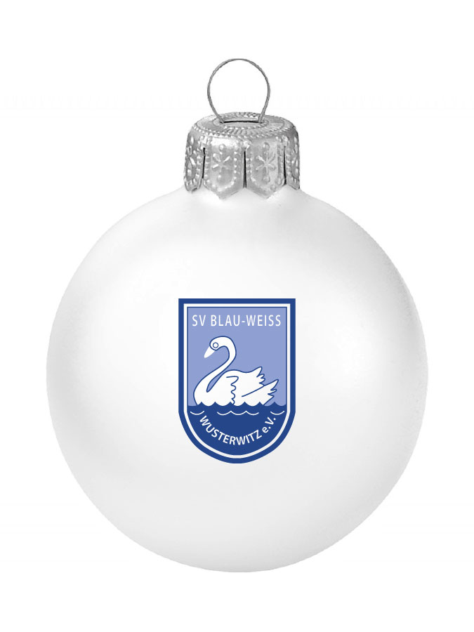 Weihnachtskugel Logo 8cm