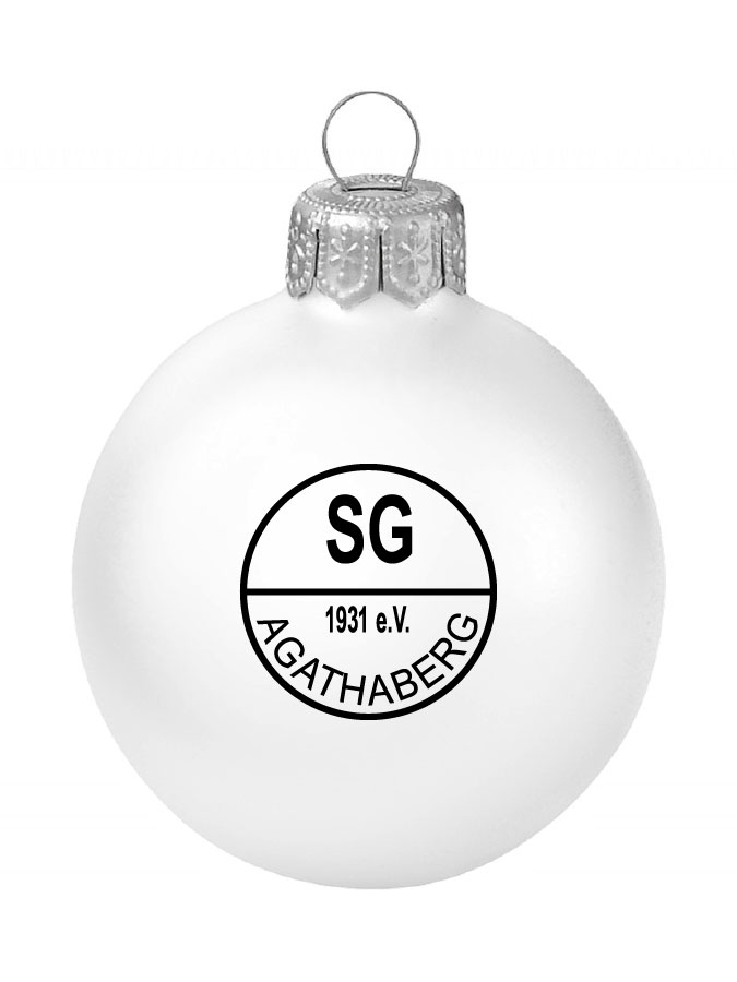 Weihnachtskugel Logo 8cm