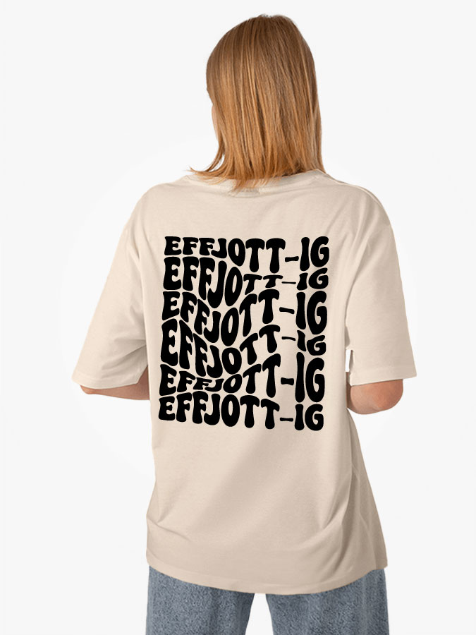 Oversized Shirt Wavy Unisex