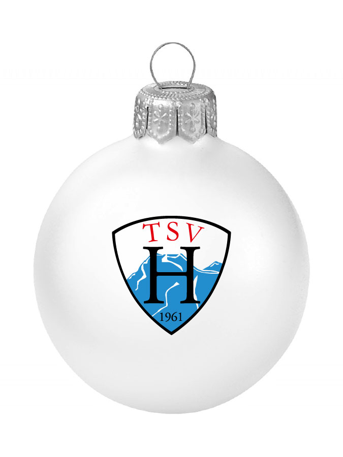 Weihnachtskugel Logo 8cm
