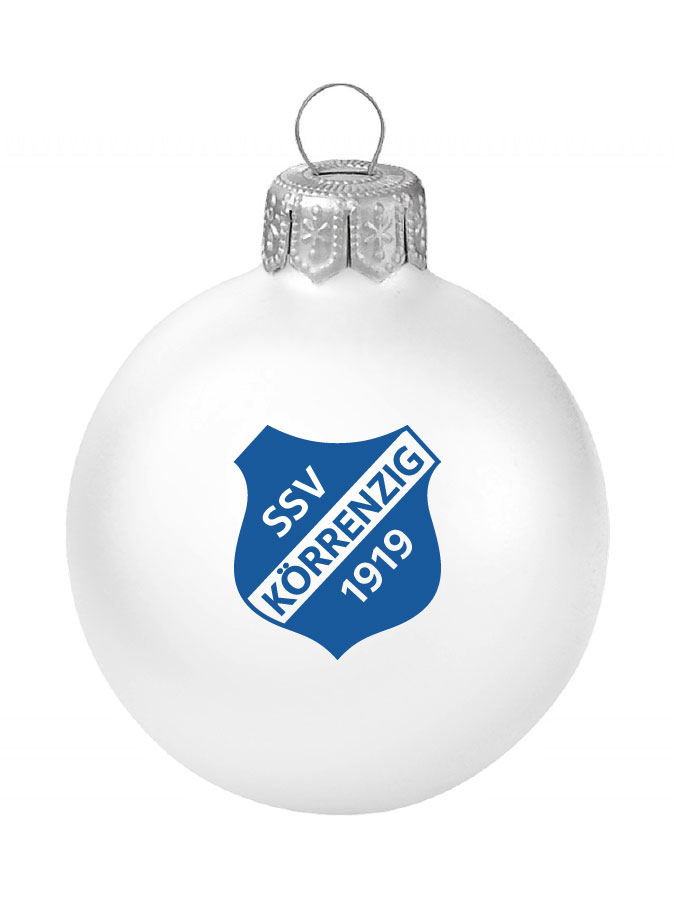 Weihnachtskugel Logo 8cm