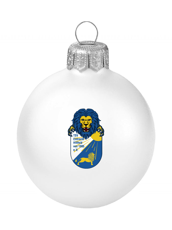 Weihnachtskugel Logo 8cm