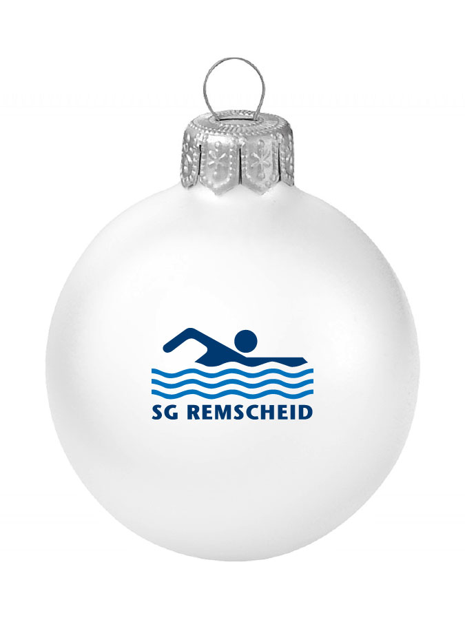 Weihnachtskugel Logo 8cm