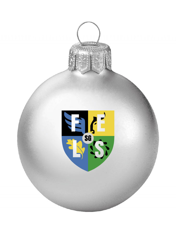 Weihnachtskugel Logo 8cm