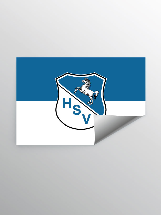 Aufkleber DIN A7 Logo