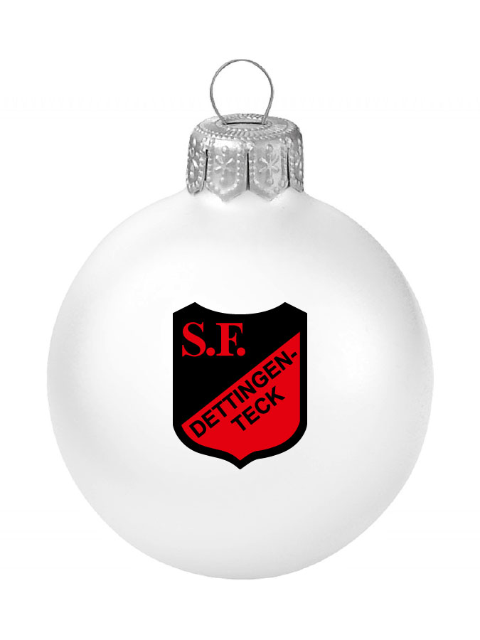 Weihnachtskugel Logo 8cm