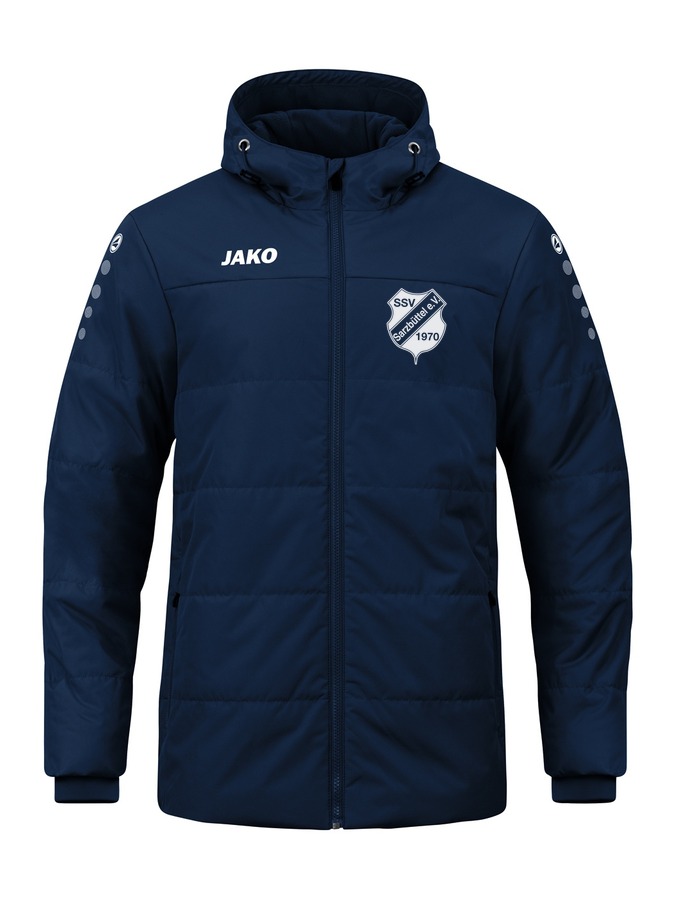 Jako Coachjacke Team mit Kapuze
