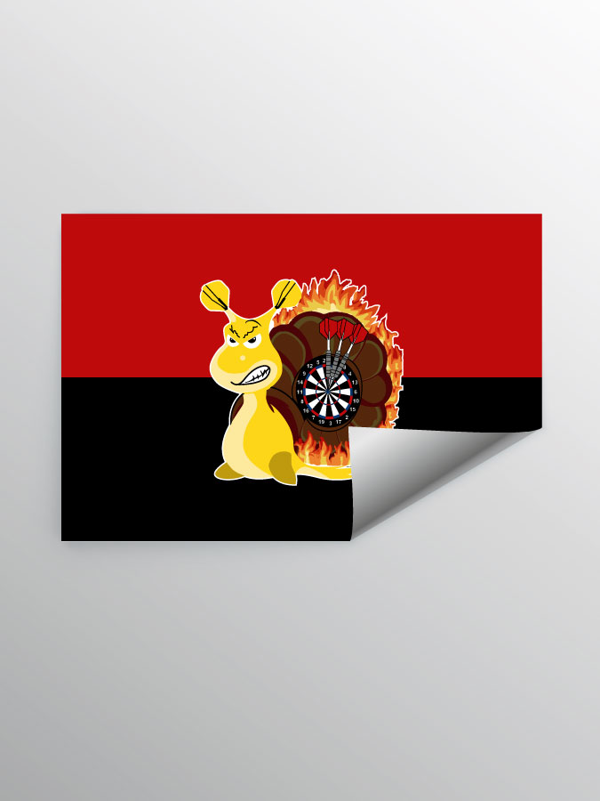 Aufkleber DIN A7 Logo