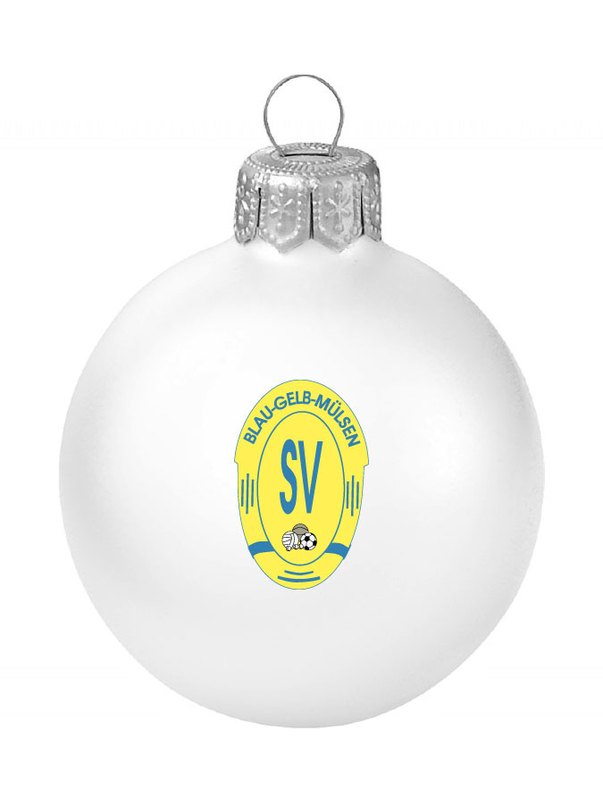 Weihnachtskugel Logo 8cm
