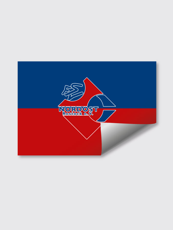 Aufkleber DIN A7 Logo