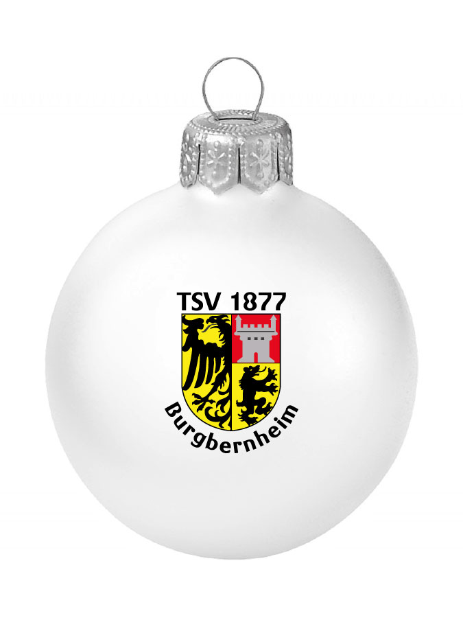 Weihnachtskugel Logo 8cm